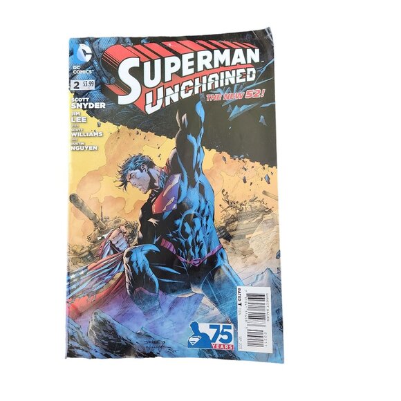 DC Comics Superman Unchained #2 2013 Comic Book Collector Bagged Boarded - Picture 1 of 3